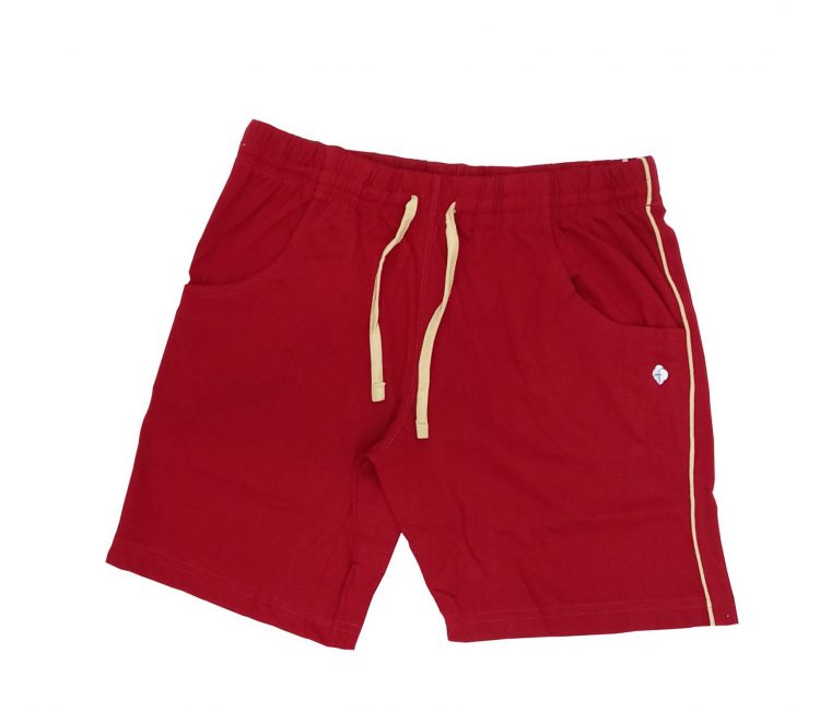 Girl Plain Shorts in Red Colour