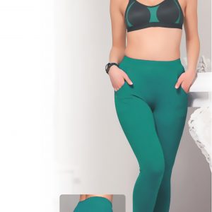 FLORET Girl Yoga Pant in Teal Colour