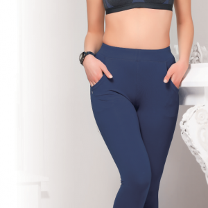 FLORET Girl Yoga Pant in Navy Colour