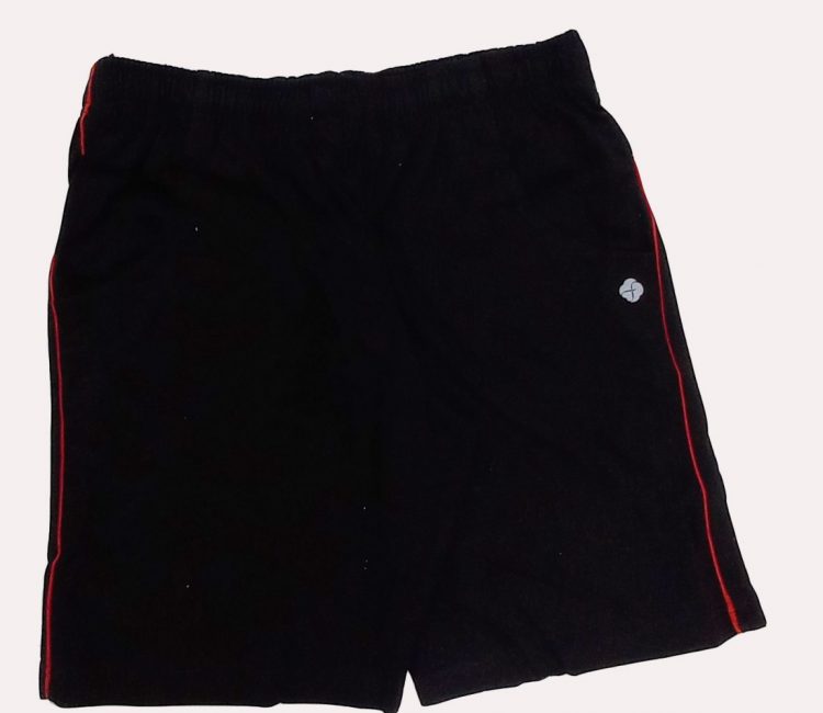 Girl Plain Shorts in Black Colour