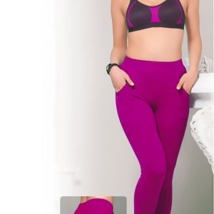 FLORET Girl Yoga Pant in Rich Magenta Colour